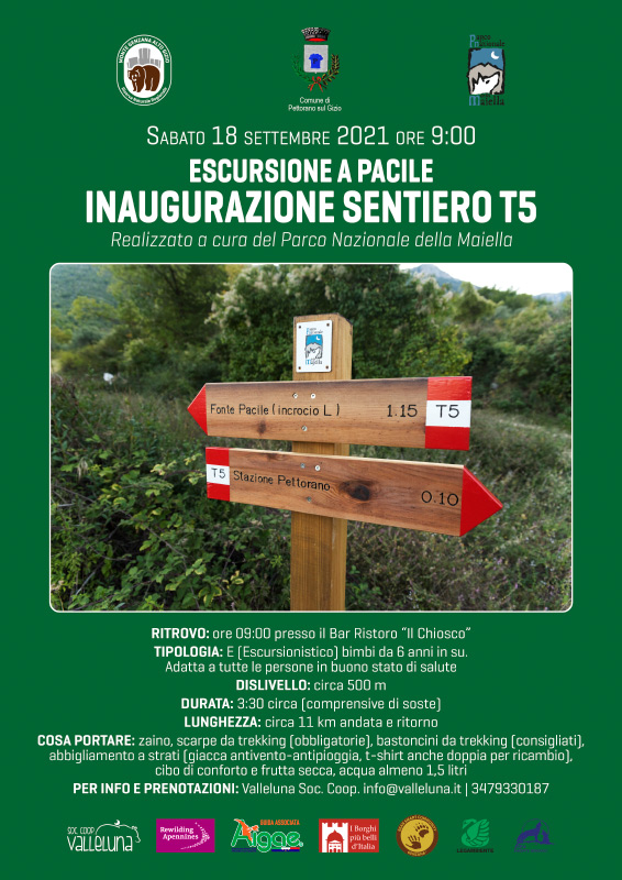 Ripristinato il sentiero da Pettorano sul Gizio al Parco Nazionale della Maiella.